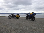 Das Panorama kann sich ist auch mit zwei Mopeds einmalig